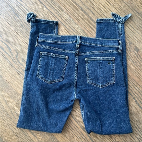 RAG & BONE Stevie Tie Capri Skinny Jean in Paz size 27 - Picture 11 of 13